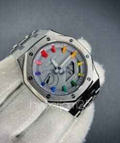 CasiOak Armour - Silver Rainbow Grey
